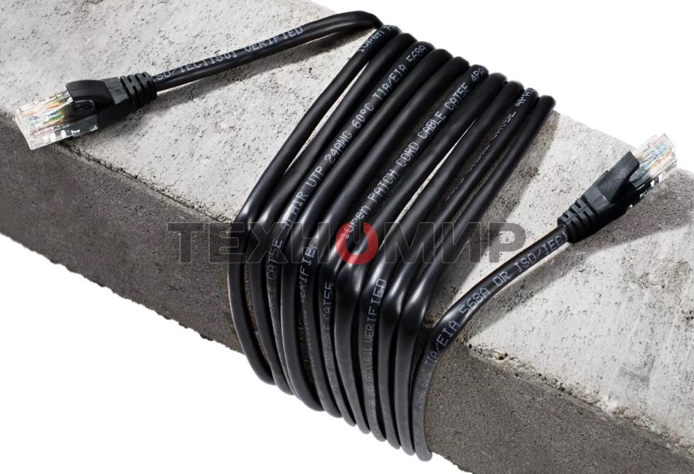 Патч-корд литой AOpen ANP511 2M BK UTP cat.5е 2м черный