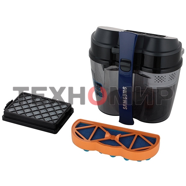 Пылесос Samsung VCC8836V36/XEV синий, 430/2200 Вт, уборка сухая, пылесборник контейнер 2 л