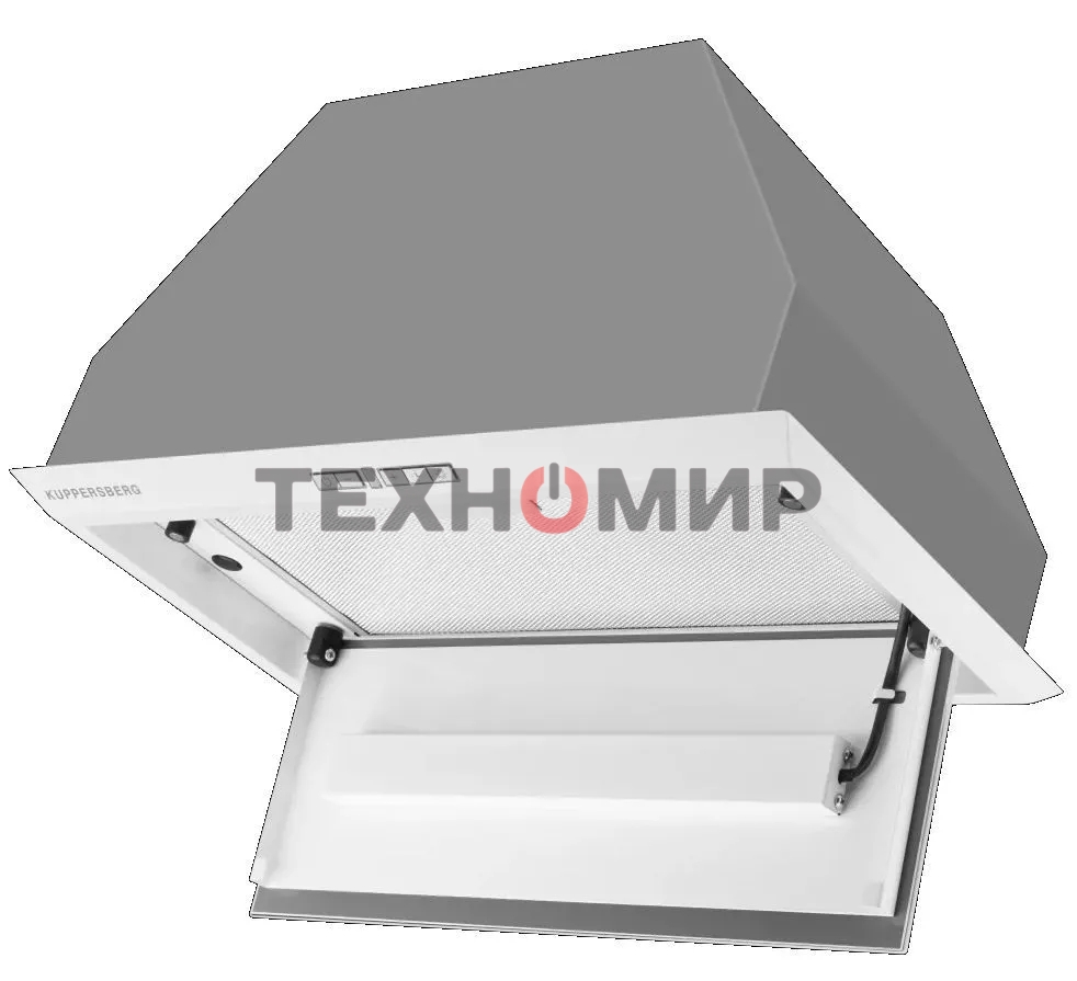 Вытяжка встраиваемая Kuppersberg Intro 60 White белый, 60 см, 1500 куб. м/ч, 43 дБ
