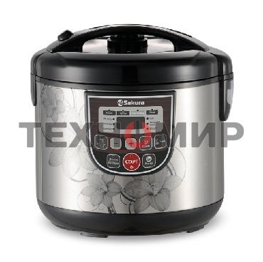 Мультиварка Sakura SA-7753B 5 л, 800 Вт, функция 