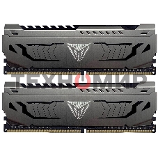 Оперативная память Patriot Viper Steel, DDR4, 16GB (2x8 GB), 3600 MHz, CL18, DIMM, радиатор, черный