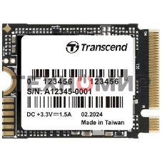 Накопитель SSD Transcend SSD MTE310S, 512Gb, M.2(22x30мм), NVMe, PCIe 4x4, 3D TLC, R/W 3300/1700 Mb/s, IOPs 330 000/690 000, TbW 300, DWPD 0.33, DRAM-less (5 лет)