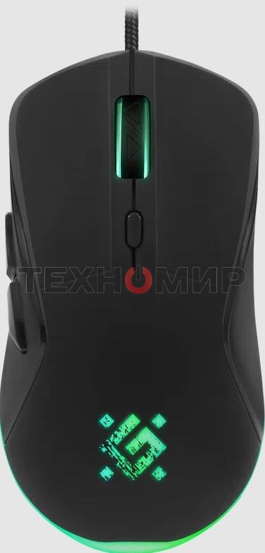 Мышь проводная Defender Arga GM-049 черный, 3600 dpi, USB, кнопки - 6