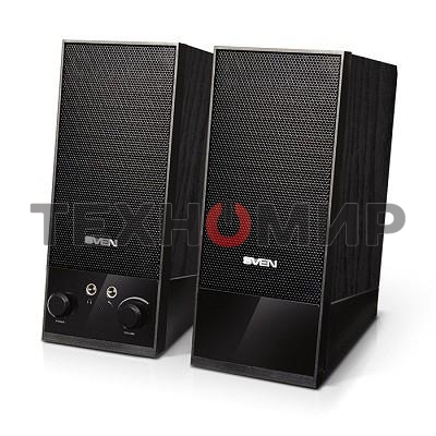 Акустическая система Sven SPS-604 2.0 черный 4Вт