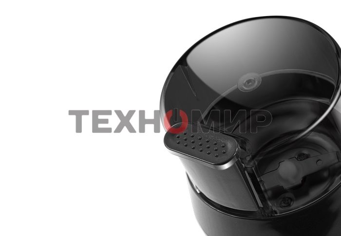 Кофемолка Centek CT-1362 (сталь) 200Вт, 60гр, стальн стакан, стальн чаша, прозрачная крышка