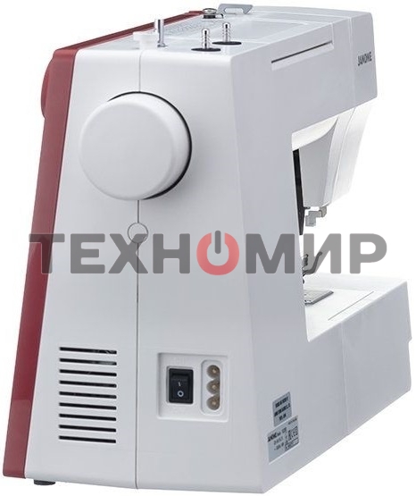 Швейная машина Janome 1522RD 25 операции, петля автомат, верт. челнок, нитевдеватель, мягкий, подарочный набор (шпульки, ножницы, сантиметровая лента, игольница)