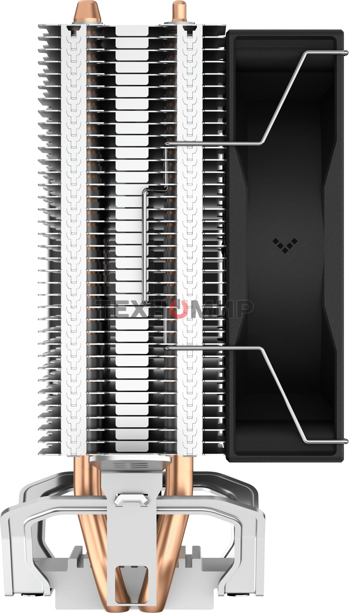 Кулер для процессора DEEPCOOL AG200 черный, 92 мм, алюминий/медь, 3050 об/мин, 30.5 дБ, 4 pin, 100 Вт, 133 мм