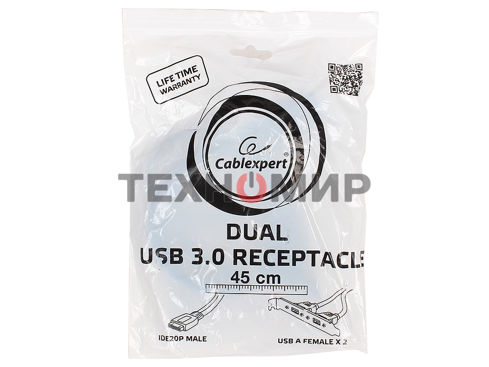 Кабель Gembird Планка в сист блок 2xUSB 3.0/20pin мат.платы