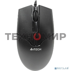 Мышь проводная A4Tech OP-550NU черный, 1000 dpi, USB, кнопки - 3
