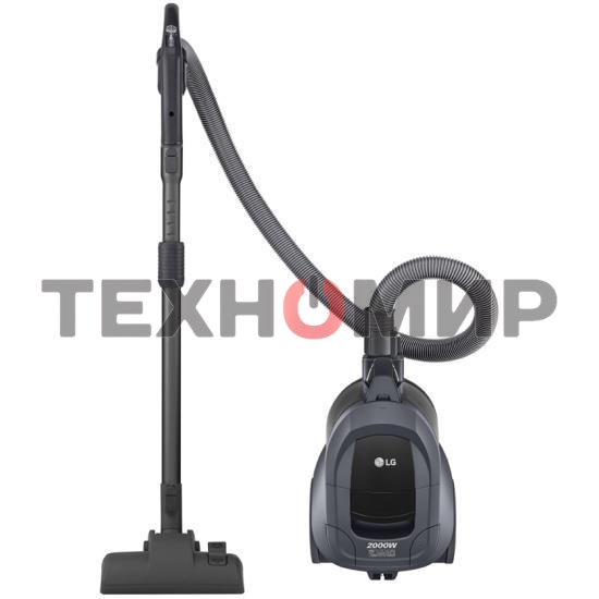 Пылесос LG VC5420NHTG серый, 380/2000 Вт, уборка сухая, пылесборник контейнер, 1.3 л