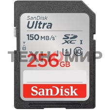 Флеш карта SD 256Gb SanDisk SDXC Class 10 UHS-I Ultra 120Mb/s