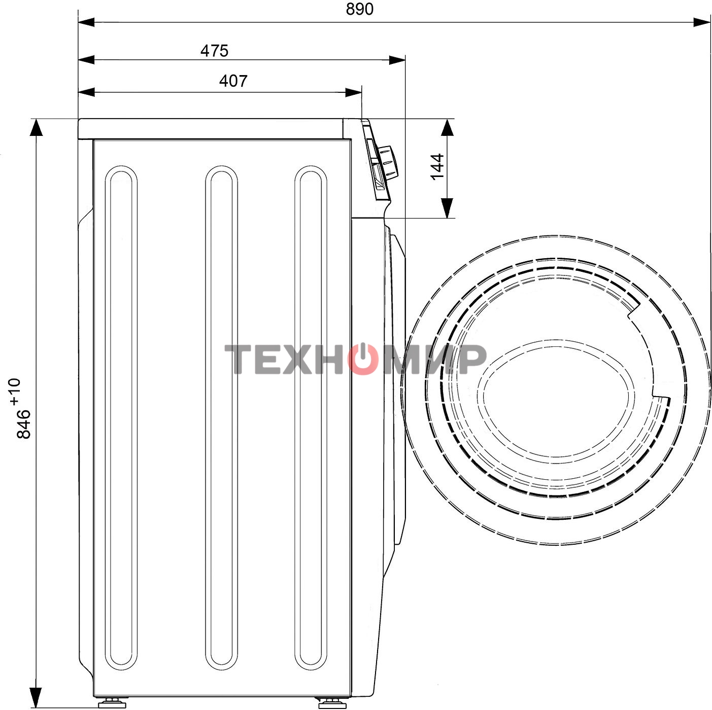 Стиральная машина Atlant СМА 60У105-00 белый, загрузка фронтальная 6 кг, 1000 об/мин., класс: А+++