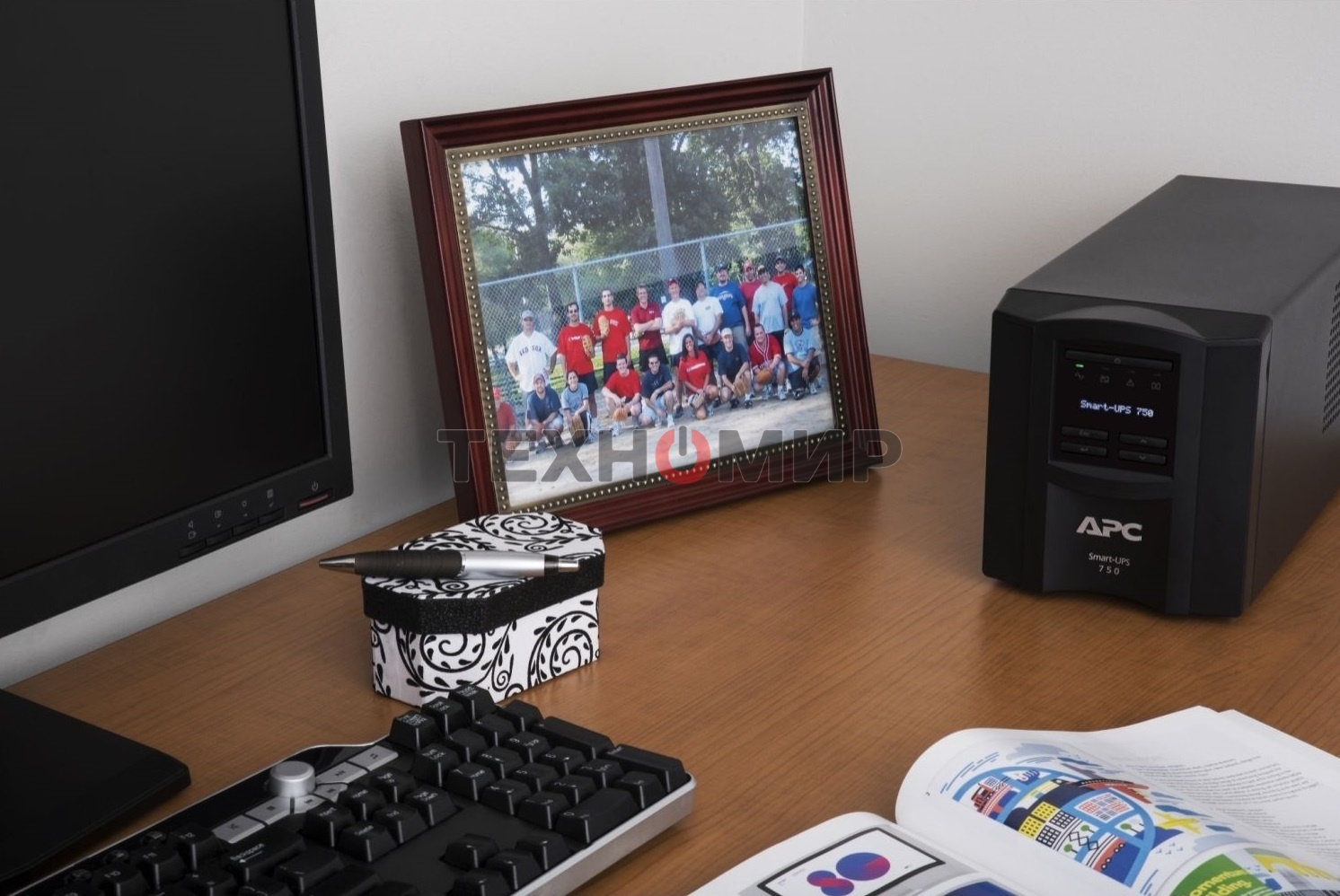 Источник бесперебойного питания APC Smart-UPS SMT750IC 500Вт 750ВА черный