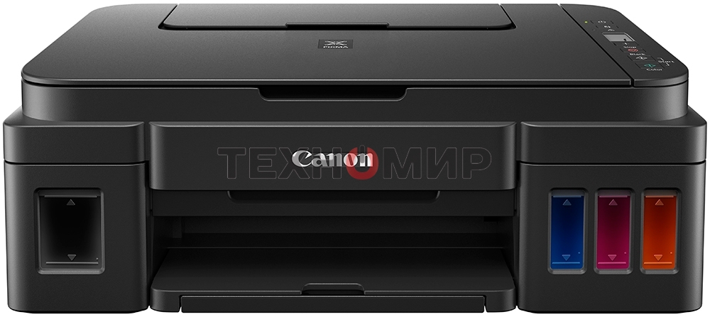 МФУ струйное Canon PIXMA G2410 (2313C009), A4, цветной, печ. 8.8 стр/мин (ч/б) 5 стр/мин (цвет), скан. до 19 стр/мин., 1200 x 4800 dpi (принтер) 1200x600dpi (сканер), USB