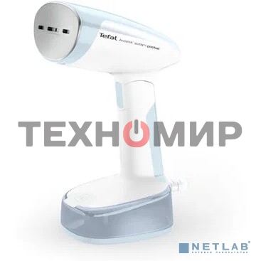 Отпариватель Tefal DT3041E1 белый/голубой, 1300 Вт, 20 г/мин, 120 мл