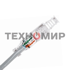 Штекер RJ-45 (8P8C) LK-8P8C быстрозажимной ручной cat.5e и 6