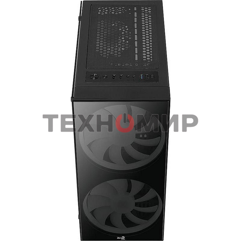 Компьютерный корпус Aerocool/Formula Python (3xUSB, 2xAudio, 0.5 мм,2x200 мм FAN, прозрачная стенка-закаленное стекло, ATX, без БП)