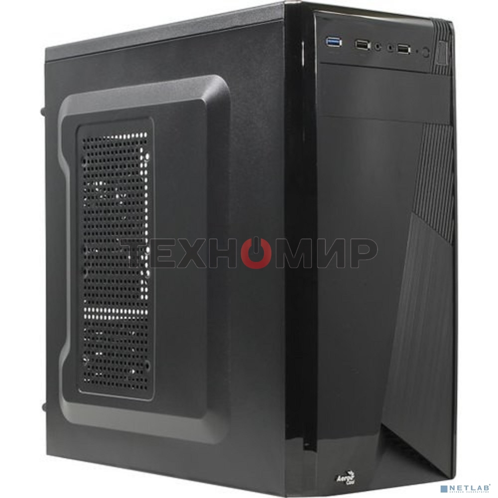 Компьютерный корпус Aerocool/Formula CS-1101 черный без БП ATX 2x120мм 1x140мм 2xUSB 2.0 1xUSB 3.0 audio