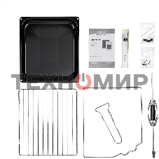 Электрический духовой шкаф Krona CORRENTE 45 WH, встраиваемый