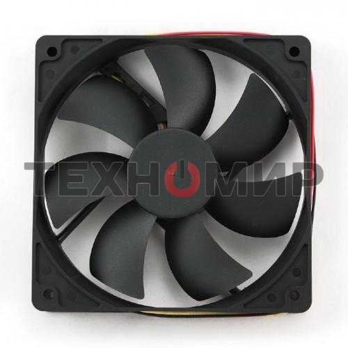 Вентилятор для корпуса Gembird черный, 120 мм, 2000 об/мин, 38 дБ, 3 pin