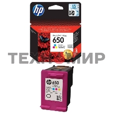 Картридж струйный HP 650 CZ102AE многоцветный для HP DJ IA 2515/2516 (200 стр.)