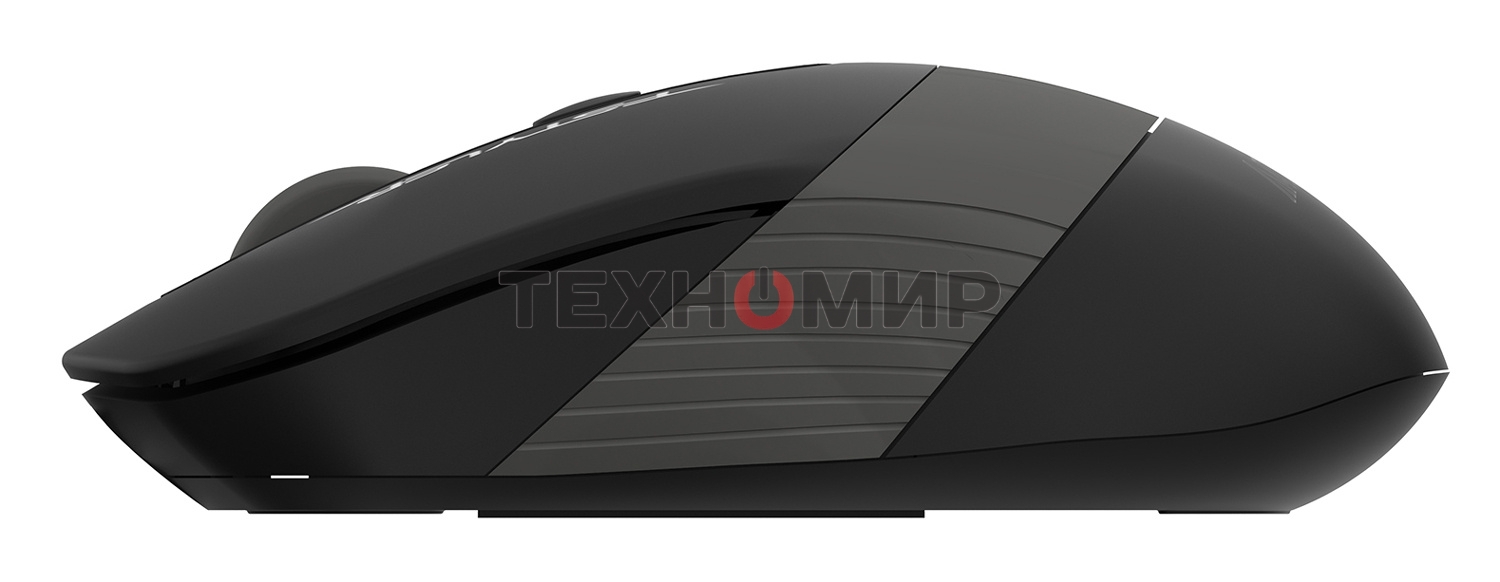 Мышь беспроводная A4Tech Fstyler FG10S черный/серый, 2000 dpi, радиоканал, USB, кнопки - 4