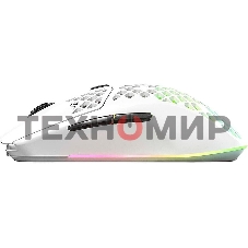 Мышь беспроводная Steelseries Aerox 3 белый оптическая (18000dpi) BT/Radio USB