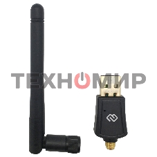 Сетевой адаптер Wi-Fi Digma DWA-AC600E AC600 USB 2.0 (ант.внеш.съем) 1ант. (упак.:1шт)