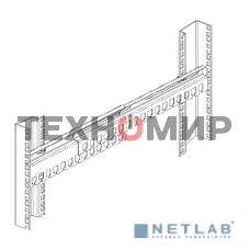 Органайзер кабельный горизонтальный раздвижной 450-1000 мм