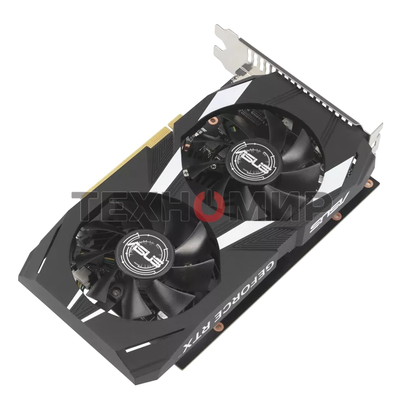 Видеокарта Asus DUAL-RTX 3050-O6G NVIDIA GeForce RTX 3050 6Gb 96bit GDDR6 PCI-E 4.0 1507/14000 DVIx1 HDMIx1 DPx1 HDCP Ret