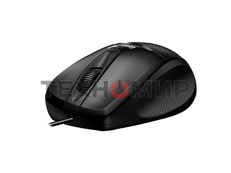 Мышь проводная Genius DX-150X черный, 1000 dpi, USB, кнопки - 3