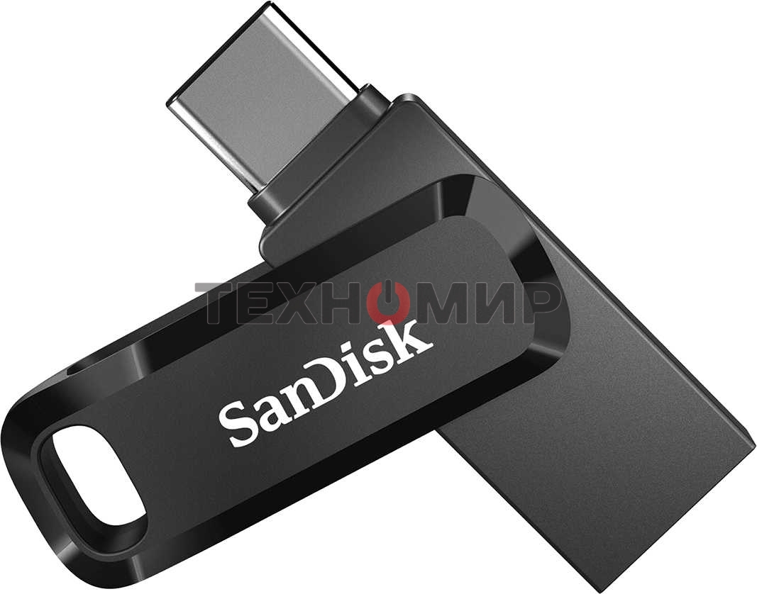 Флешка USB Sandisk 128Gb Ultra Dual Go SDDDC3-128G-G46 USB3.1 черный