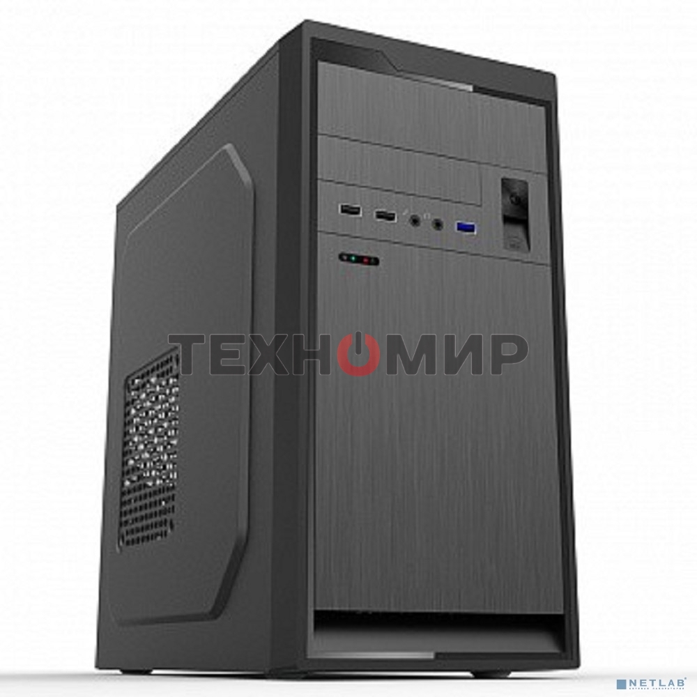 Компьютерный корпус MiniTower Powerman SV511 черный PMP-450ATX U2.0*2+U3.0*1+A(HD)