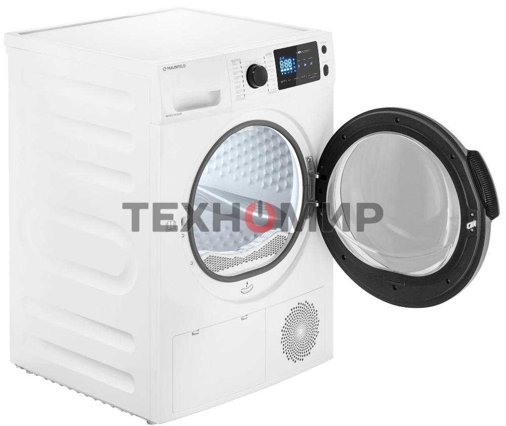 Сушильная машина MAUNFELD MFDM169WH белый, 9 кг, сушка - конденсационная, программ - 16, 59.5 x 84.5 x 64 см
