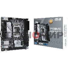 Материнская плата ASUS PRIME H610I-PLUS D4-CSM, LGA 1700, Intel H610, 2xDDR4, 4xSATA, 1xM.2 PCIe 3.0 x4, 1xPCIe 4.0 x16, 1xHDMI, 1xDP, 1xVGA, 2xUSB-A 3.2 Gen 1, 2xUSB-A 2.0, 1x 1Gb LAN, 3x3.5 мм, 7.1, Mini-ITX