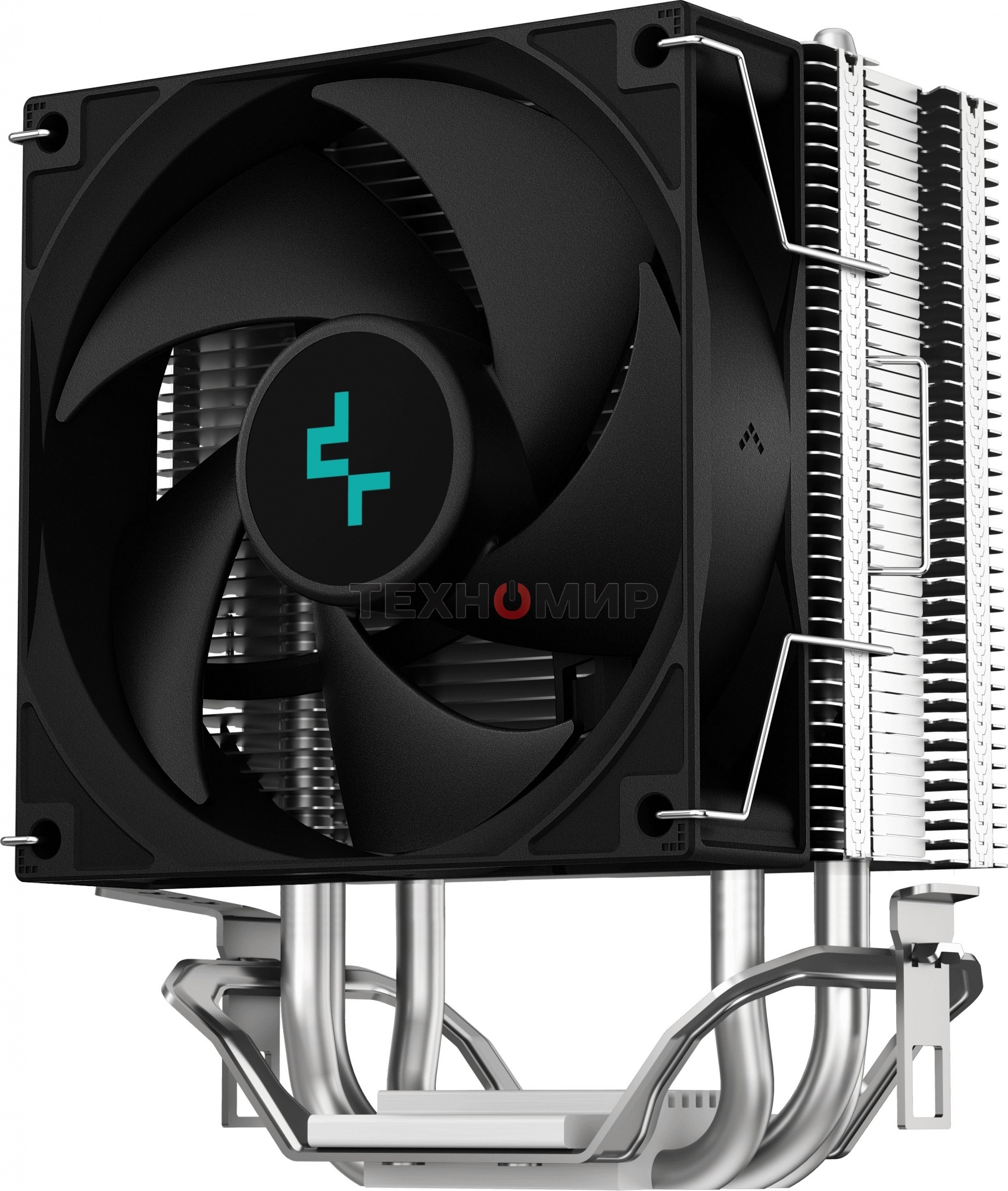 Кулер для процессора DEEPCOOL AG300 серебристый, 92 мм, алюминий/медь, 3050 об/мин, 30.5 дБ, 4 pin, 150 Вт, 129 мм