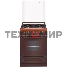 Плита газовая Gefest ПГ 6100-03 0003 коричневый, конфорок 4 шт, духовка 52 л, 60 см x 85 см x 60 см