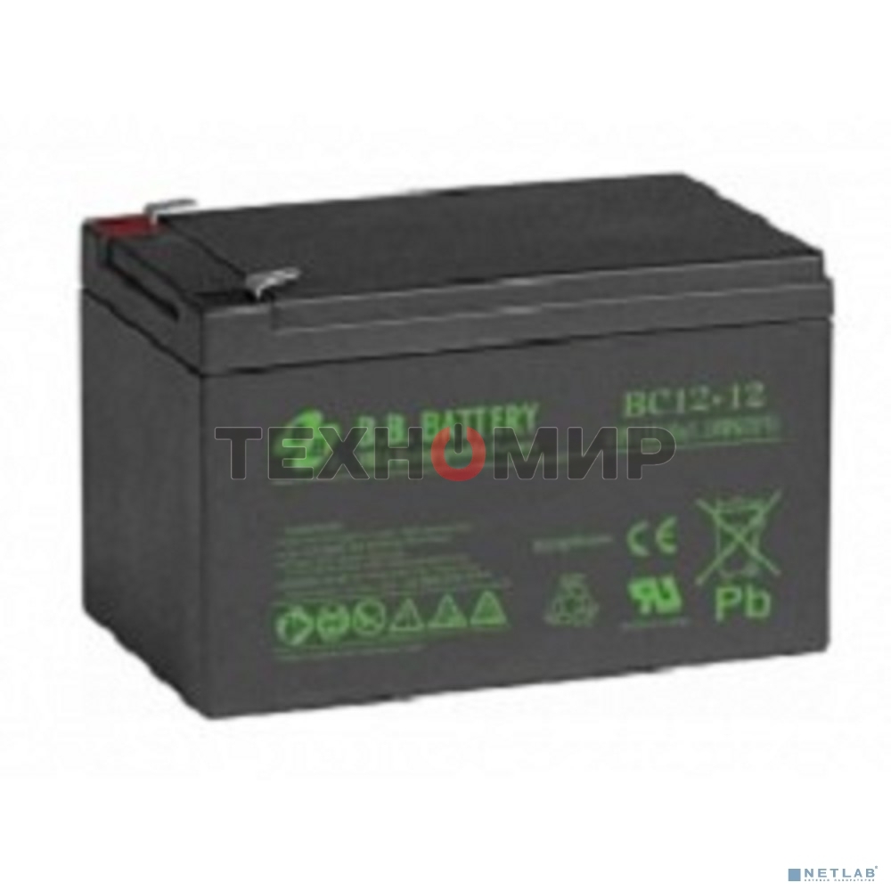 Батарея для ИБП B.B. Battery BC 12-1212V 12Ah