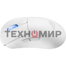 Мышь беспроводная/проводная ASUS ROG Keris II Ace белый, 42000 dpi, радиоканал, Bluetooth, USB, кнопки - 6