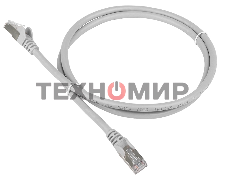 Патч-корд LANMASTER TWT-45-45-0.5/S-GY 10 PCS 0.5м FTP Cat 5e серый