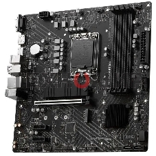 Материнская плата MSI PRO B760M-P DDR4, LGA 1700, Intel B760, 4xDDR4, 4xSATA, 2xM.2, 1xPCIe 4.0 x16, 2xPCIe 3.0 x1, 1xHDMI, 1xDP, 1xVGA, 1x1Gb LAN, 4xUSB-A 2.0, 1xUSB-A 3.2 Gen 1, 1xUSB-C 3.2 Gen 2, 3x3.5 мм, 7.1, mATX