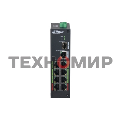 Коммутатор Dahua DH-LR2110-8ET-120 8-портовый ePoE