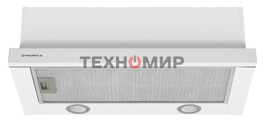 Вытяжка встраиваемая Maunfeld VS Light 60 белый, 60 см, 520 куб. м/ч, 56 дБ
