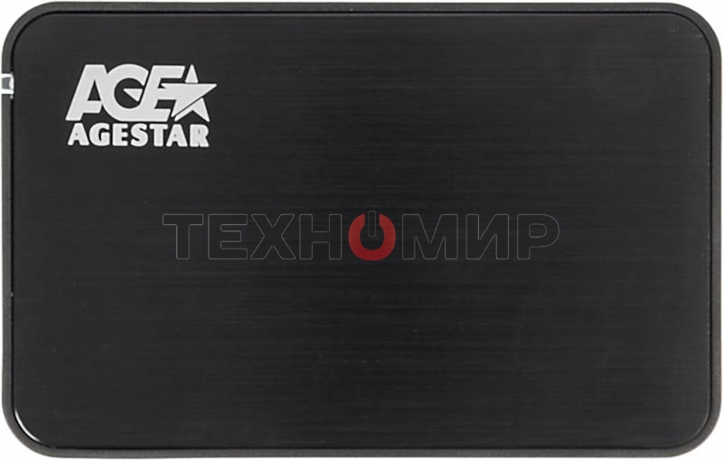 Внешний корпус для HDD AgeStar 3UB2A8-6G SATA алюминий черный 2.5