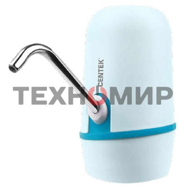 Помпа электрическая Centek CT-3002 Blue 2.2л/мин 8Вт, 2 насоса, Li 1200 мАч, USB зарядка, LED