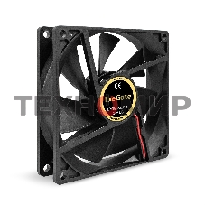 Вентилятор для корпуса ExeGate EX09225S2P-24 черный, 92 мм, 2700 об/мин, 33.9 дБ, 2 pin