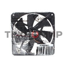 Вентилятор для корпуса Gembird черный, 140 мм, 1500 об/мин, 32.5 дБ, 3 pin