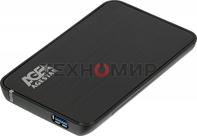 Внешний корпус для HDD AgeStar 3UB2A8-6G SATA алюминий черный 2.5