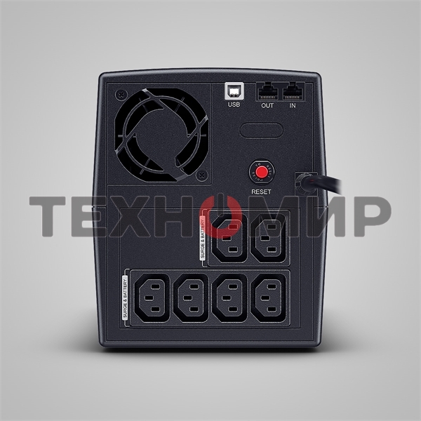 Источник бесперебойного питания CyberPower UT1500EIG ИБП Line-Interactive, Tower, 1500VA/900W USB/RJ11/45/USB charger A/C (6 IEC С13) NEW