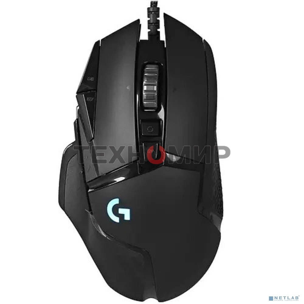 Мышь проводная Logitech G502 HERO черный, 25600 dpi, USB, кнопки - 11